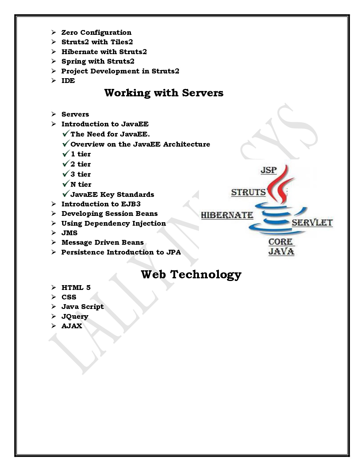 Java Course Material Infosys